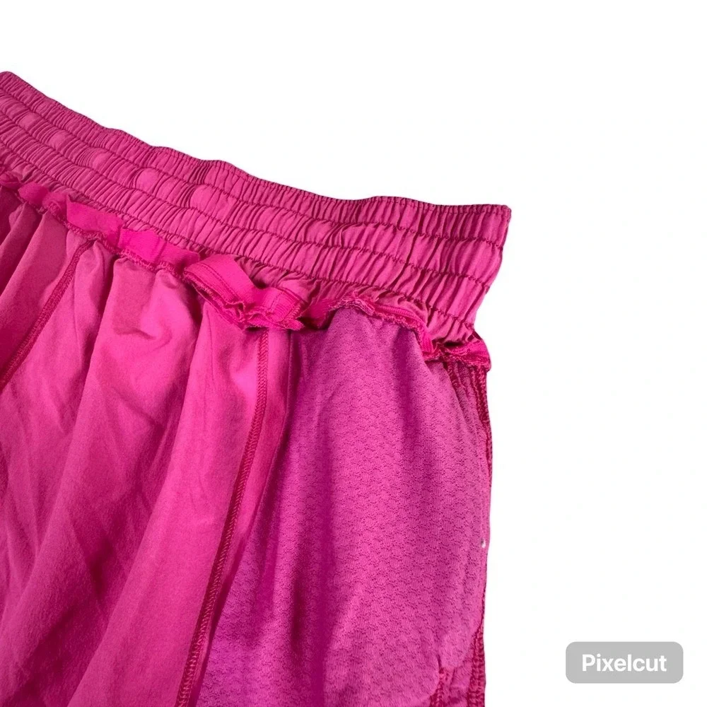 Lululemon Hotty Hot High Rise Lined Shorts Magenta Pink 2.5 Inch Running Gym